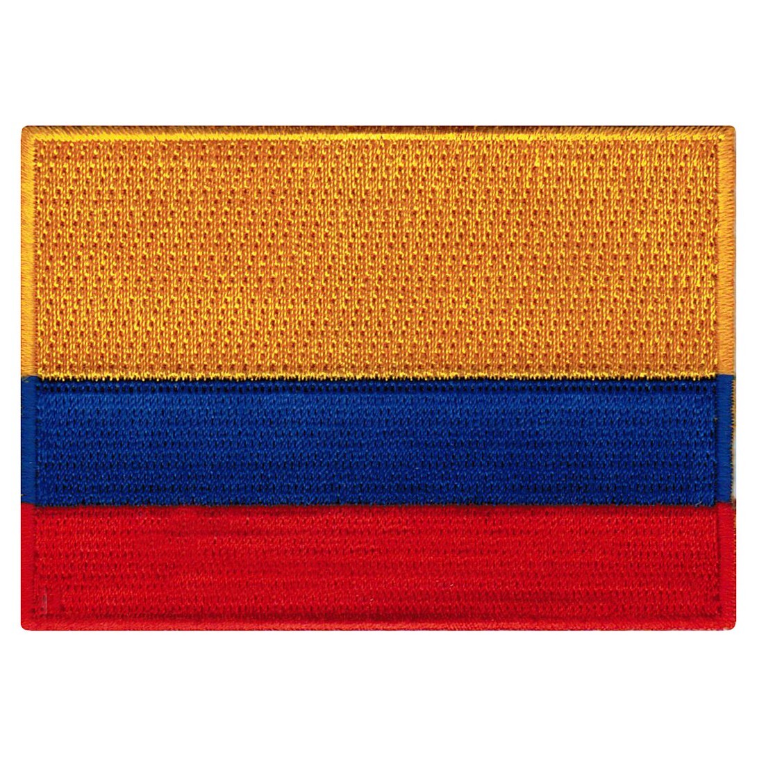 COLOMBIA FLAG PATCH COLOMBIAN CENTRAL SOUTH AMERICA embroidered iron-on PARCHE