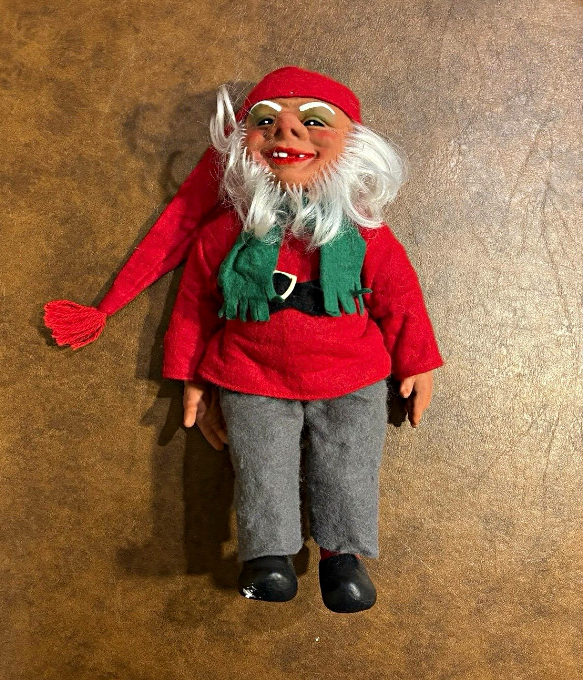 Vintage Arne Hasle Askim Norge Christmas Folklore Nisse Elf Gnome Doll ~15”