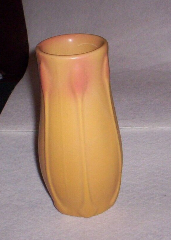 Van Briggle Pottery NOUVEAU Vase  Amber AS-IS