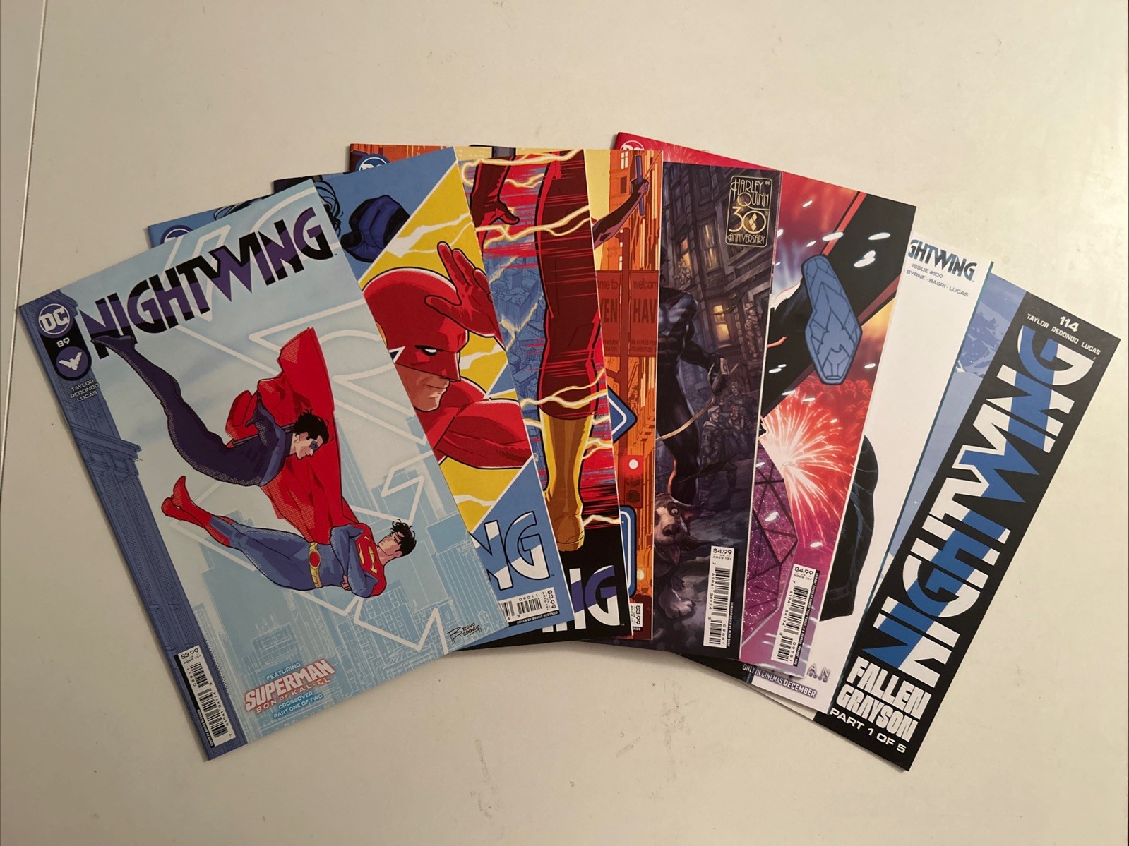 Nightwing 89 90 91 95 96 99 109 114 Comic Lot x 8 Redondo Taylor DC Variant 2021