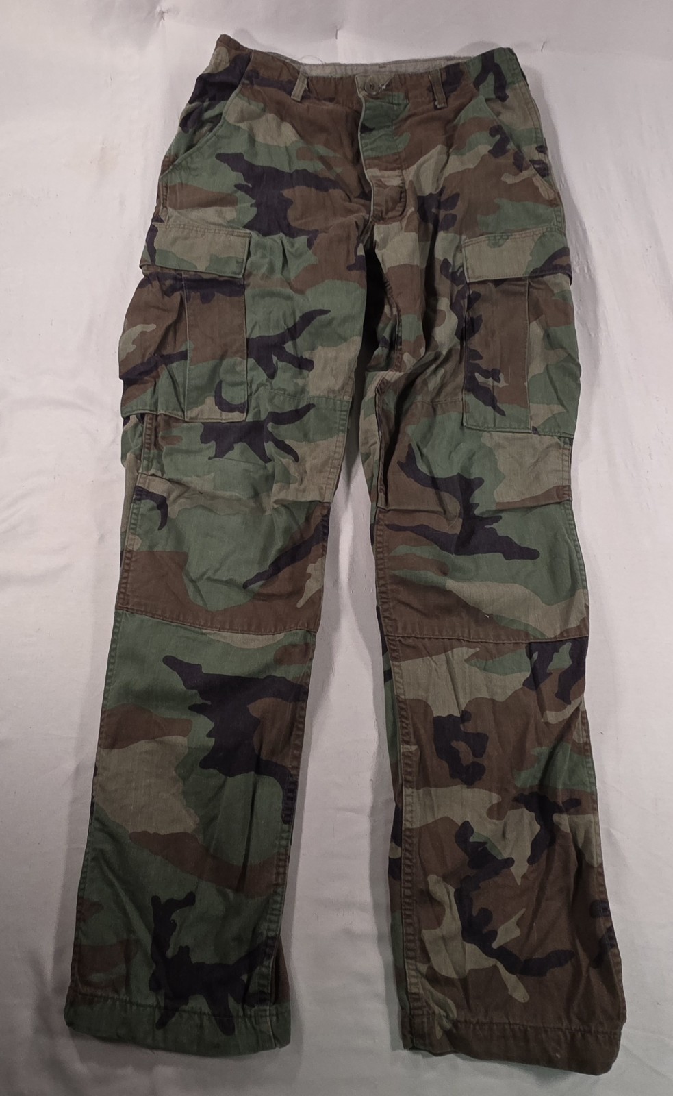 VTG 1982 USGI M81 Woodland Camo BDU Combat Trousers Pants Small Long Propper
