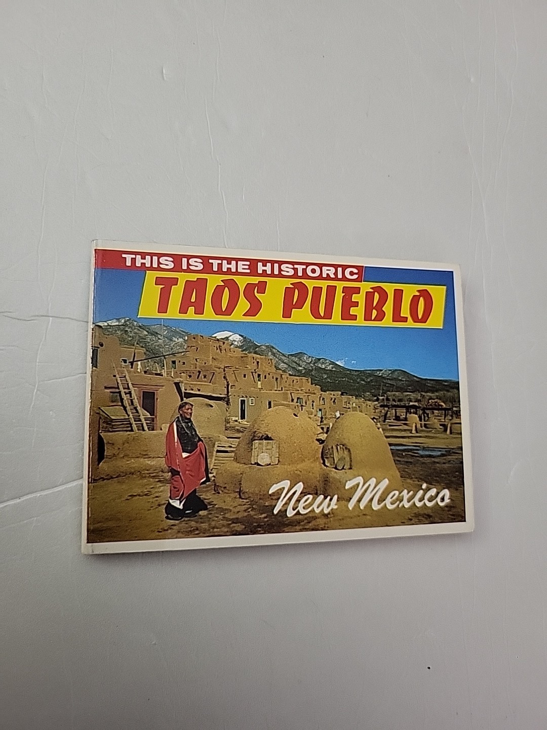 Vintage Taos Pueblo Souvenir Booklet