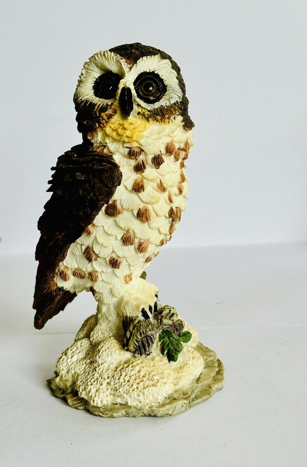 Vintage Owl Figurine Numbered EUC