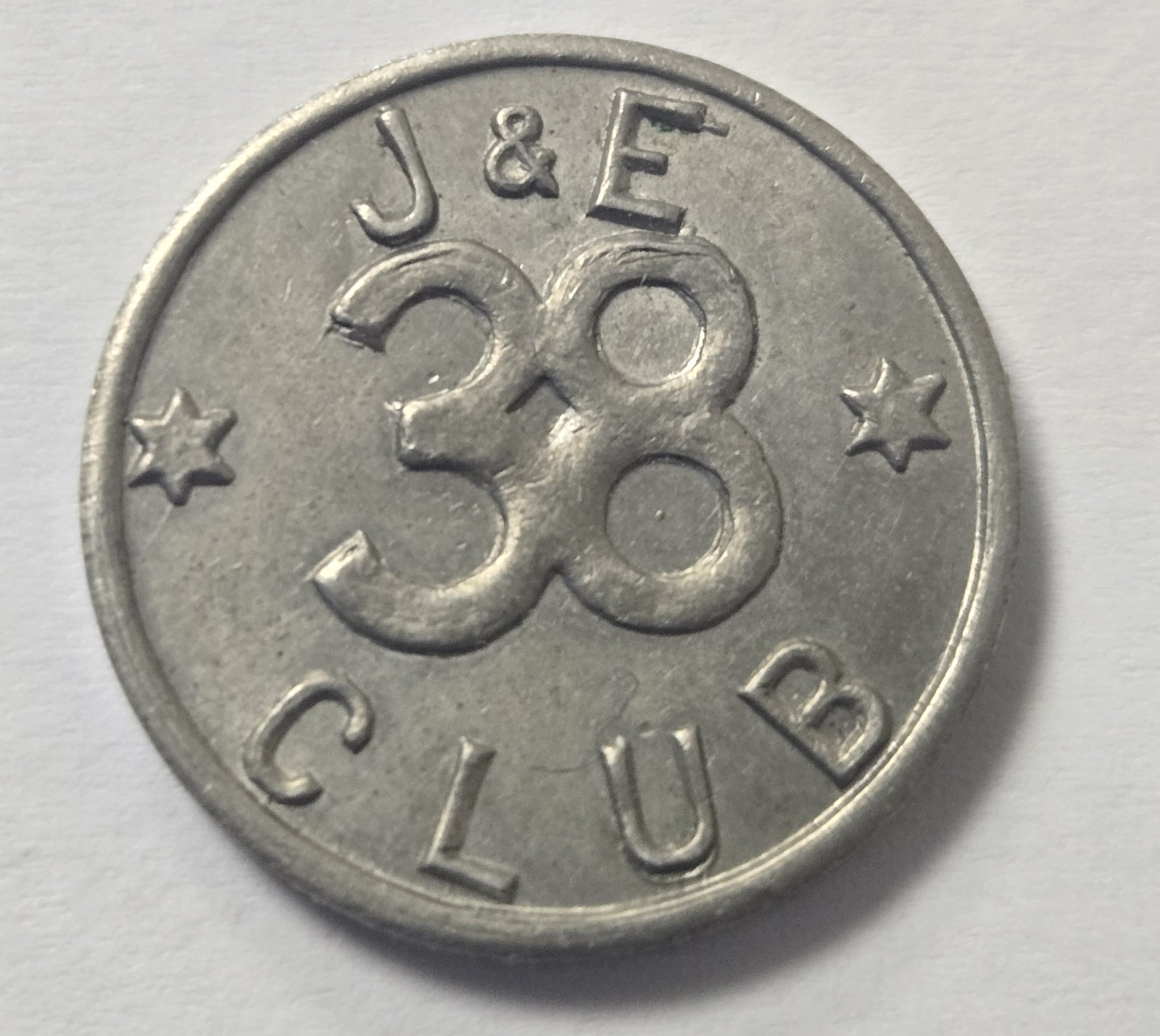 Vintage J&E 38 Club St. Paul, MN Token - Minn. Minnesota