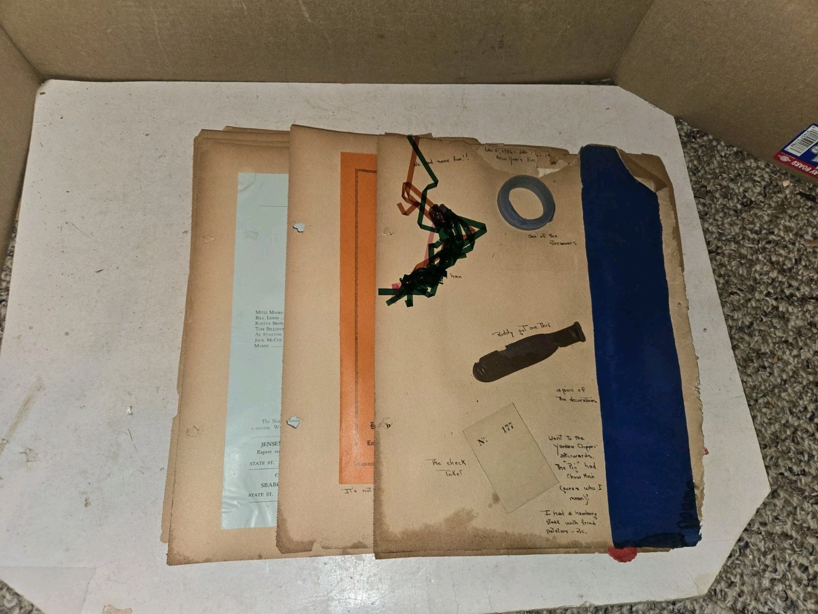 10 Vintage 1937 Scrapbook Pages,Wallingford,Connecticut,Lyman Hall High School