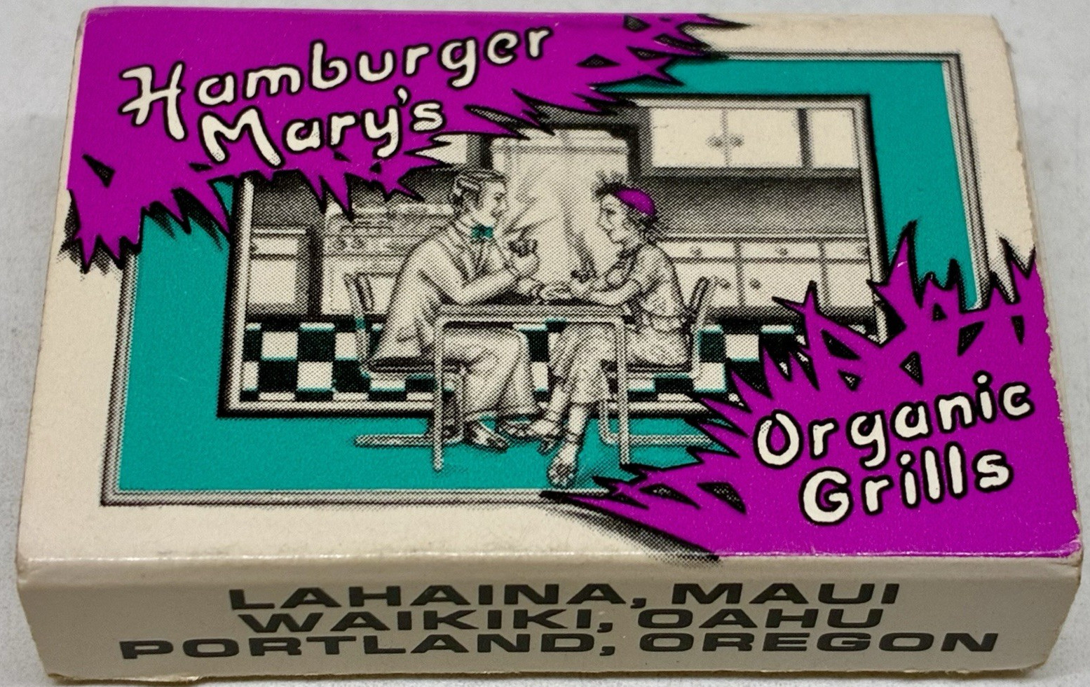 Hamburger Mary\'s Gay Drag Restaurant San Francisco California Matchbox Matchbook