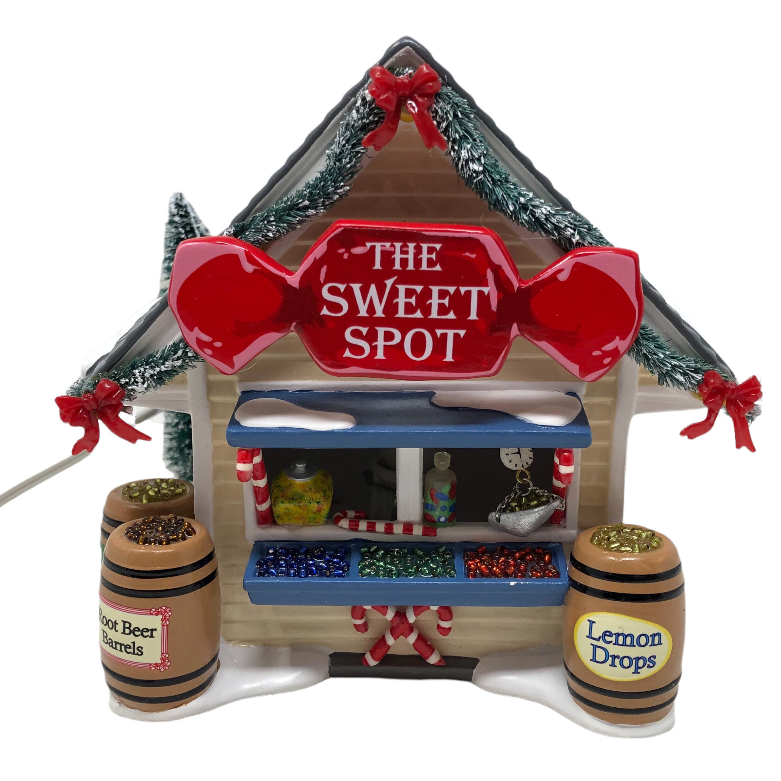 Department 56 Snow Village The Sweet Spot Lit House Candy Store 5.43\