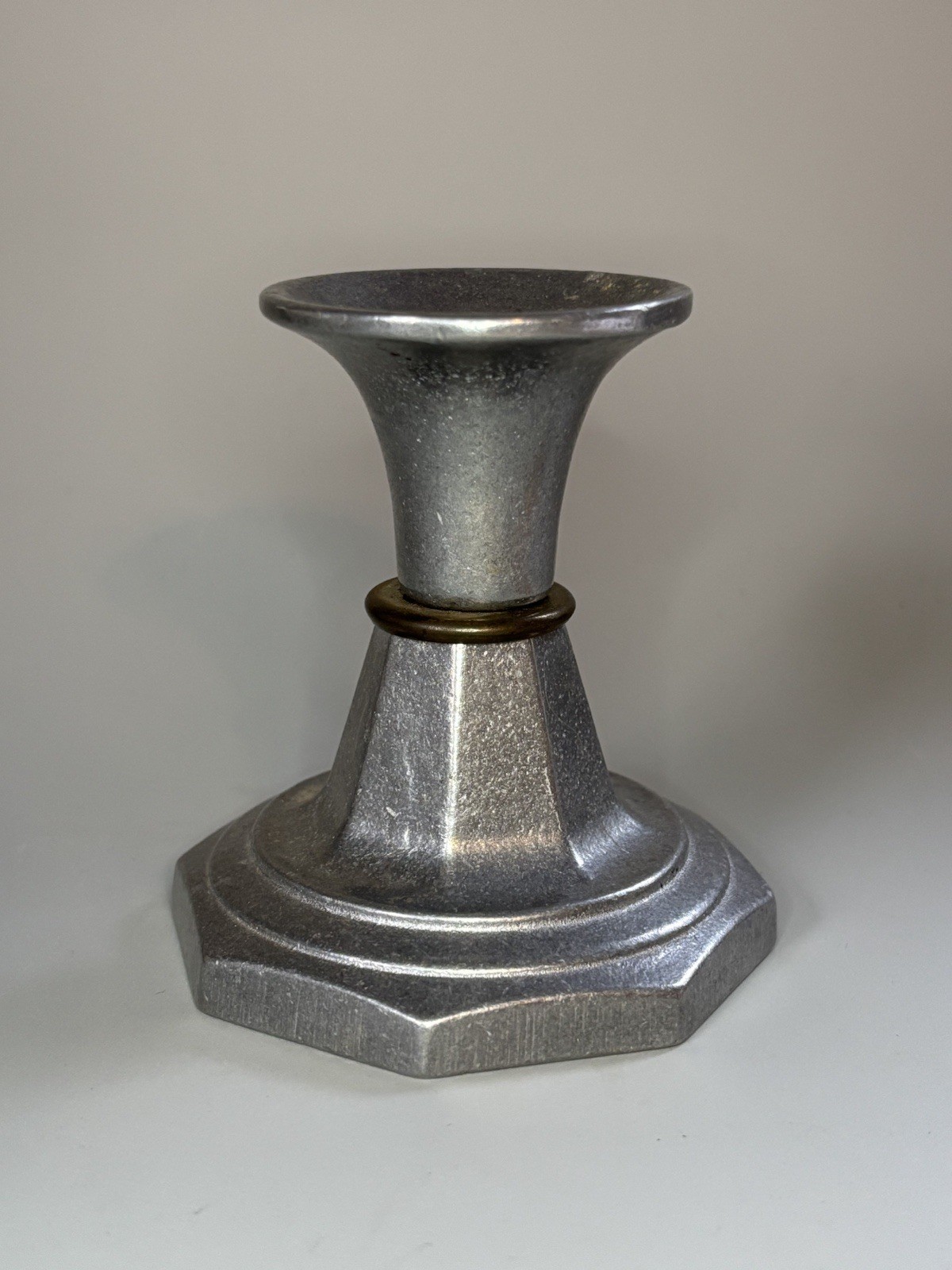 Vintage ￼Pewter Candle Holder Wilton Columbia, PA RWP