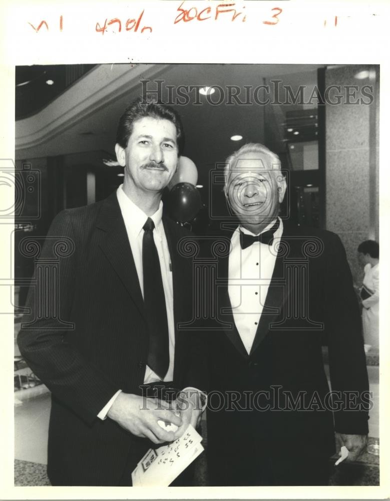 1991 Press Photo Allen Beebe, Caral Hawkins at Arthritis Foundation Gala 1991 Press Photo Allen Beebe, Caral Hawkins at Arthritis Foundation Gala