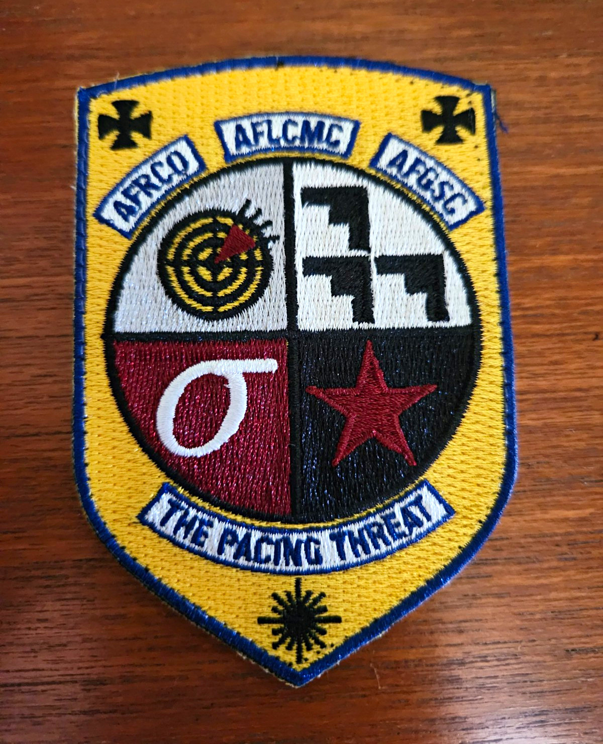 USAF AFRCO AFGSC AFLCMC Patch  B-21 Raider Stealth The Pacing Threat RQ-180 NTTR