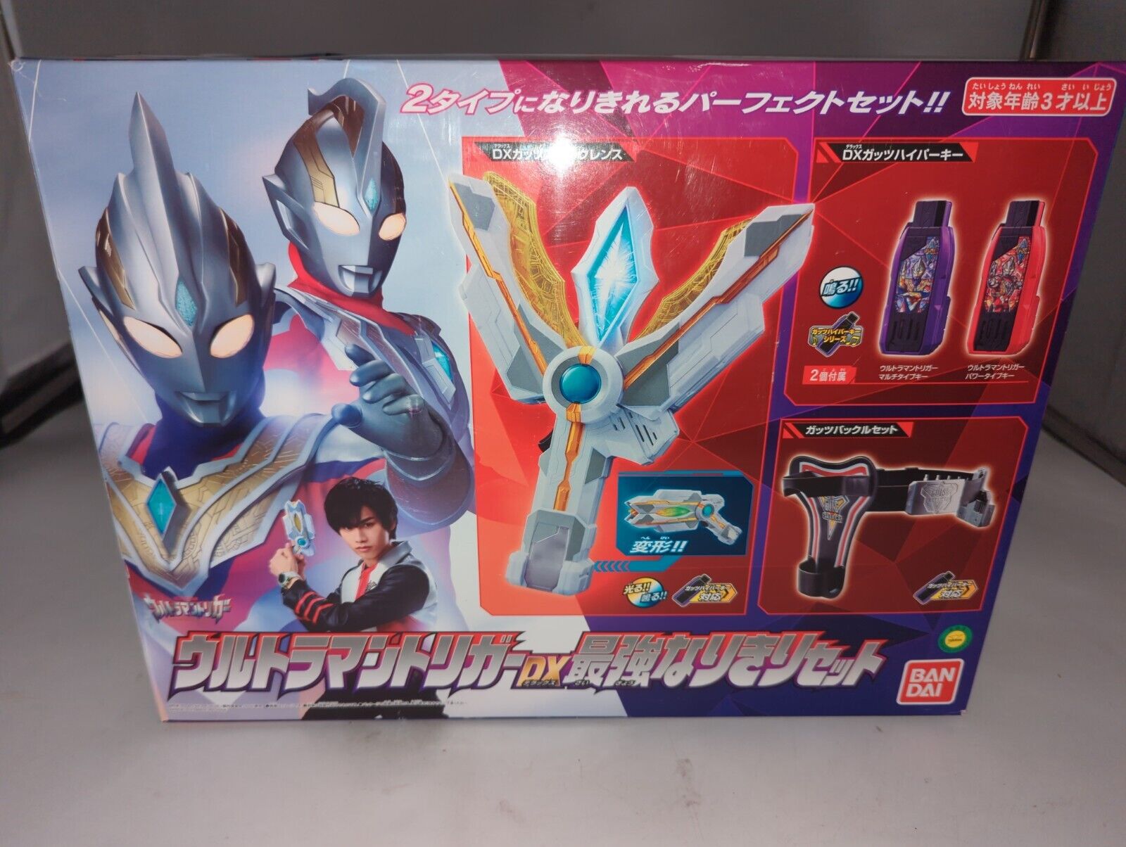 Bandai Tsuburaya Imagination Ultraman New Generation Tiga Kamen Rider Saber DX P