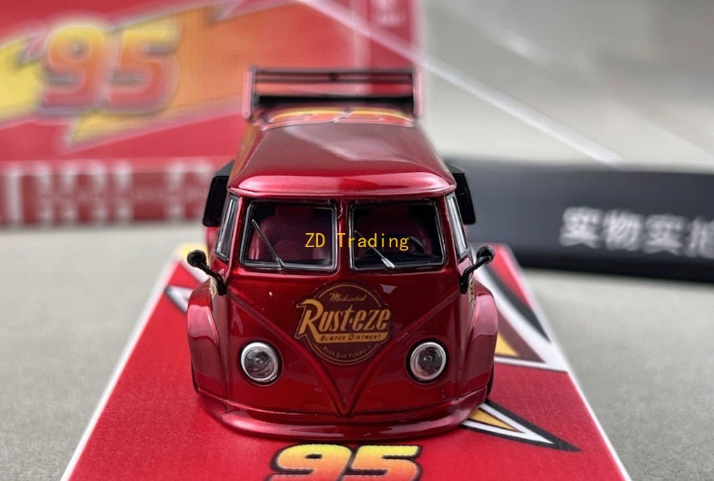 CC 1:64 Red T1 Mini Van #95 Widebody Sports Model Diecast Metal Car Model Gift