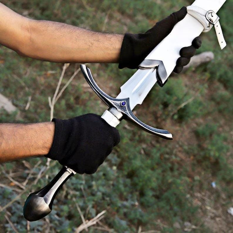 Handmade Glamdring Sword Replica | LOTR Elven Swords | Cosplay & Collectors Gift