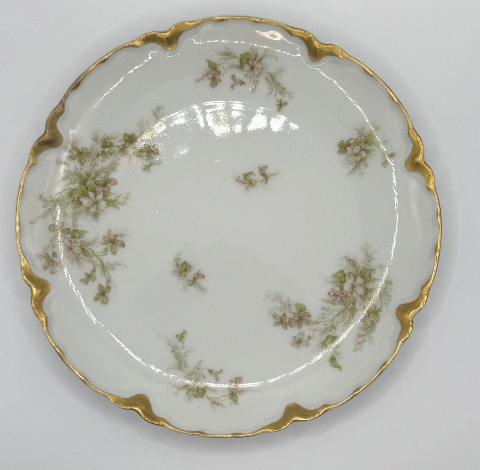 Haviland Co. Limoges Victorian Flower Cabinet Plate 1895-1915\'s
