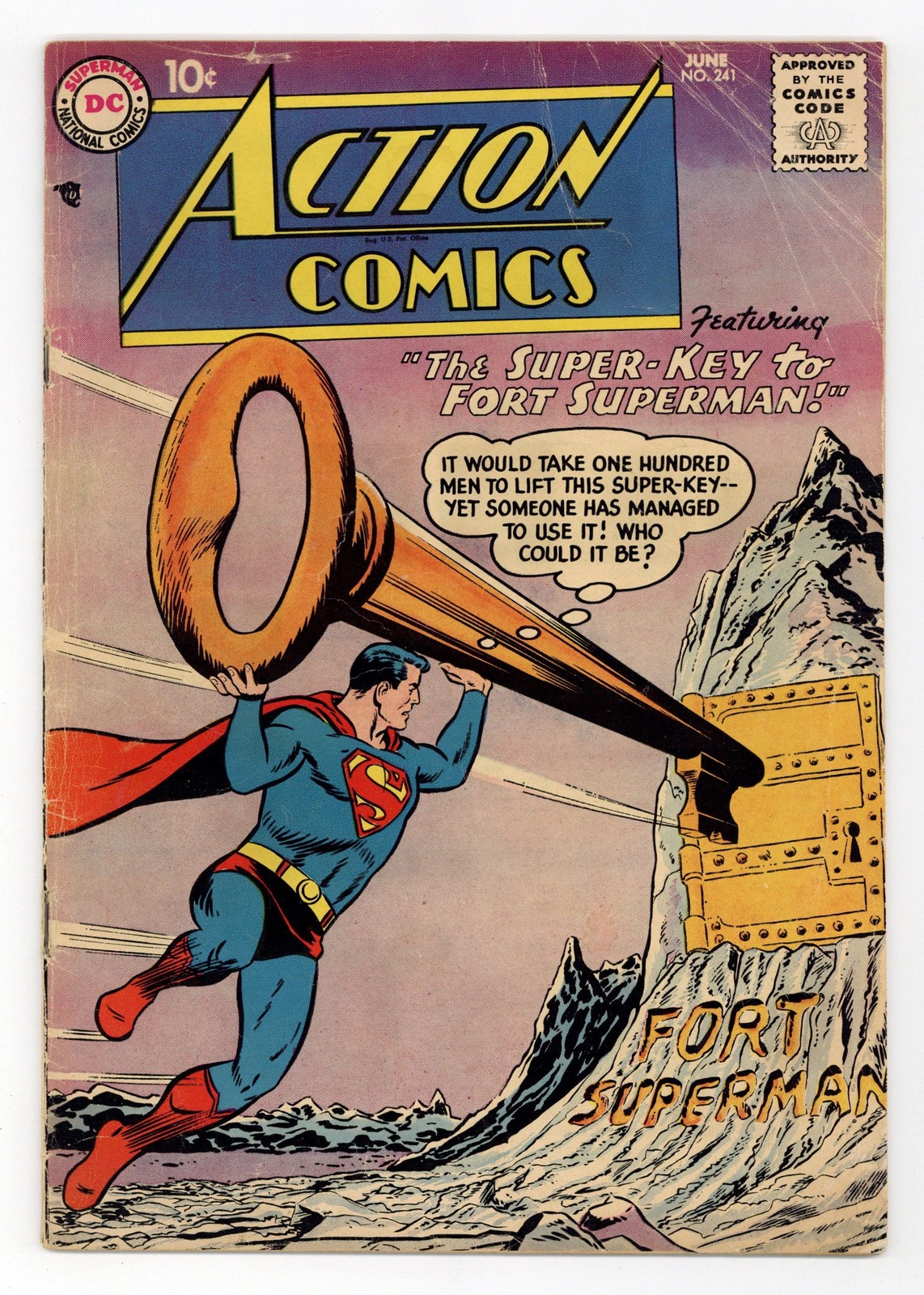 Action Comics #241 GD/VG 3.0 TRIMMED 1958
