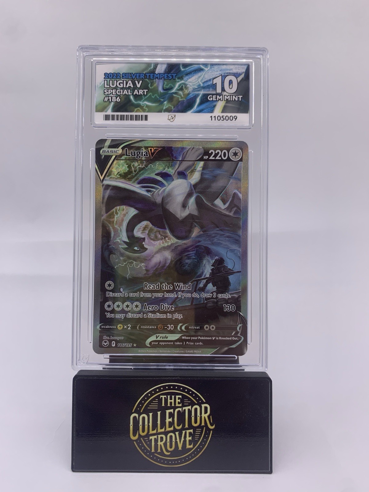 Lugia v Silver Tempest 186/195 Ace Gem Mint 10 Special Alt Art Lugia v Silver Tempest 186/195 Ace Gem Mint 10 Special Alt Art
