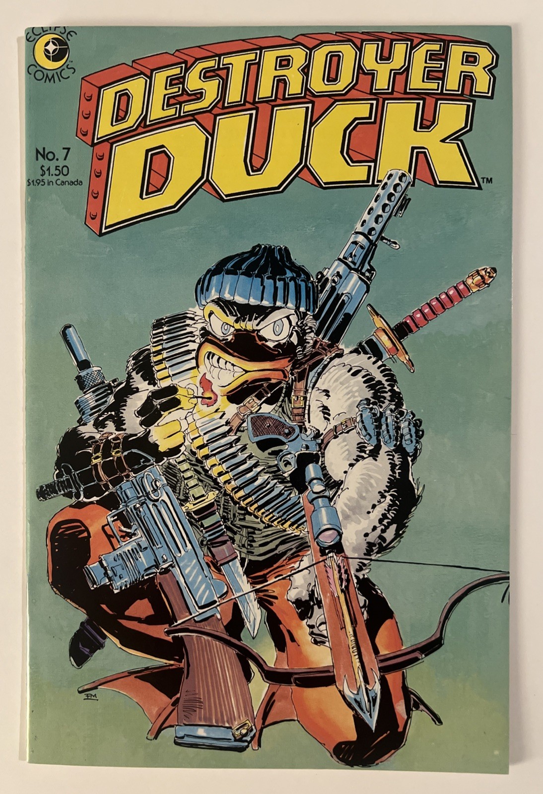 DESTROYER DUCK #7 (ECLIPSE 1984) FRANK MILLER JERRY SIEGEL VF/NM