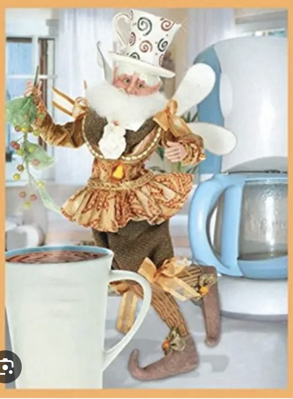 Mark Roberts Coffee Lover Fairy, Lg 51-81864