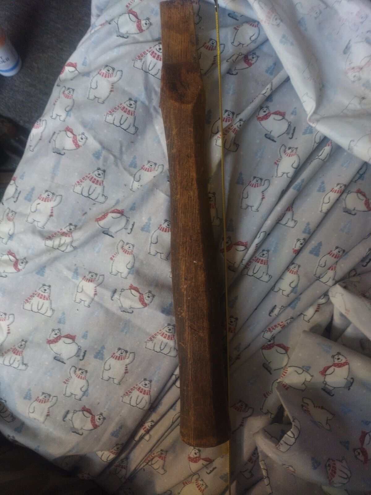 Antique Hand Made 12.5 Inch Wood Handle