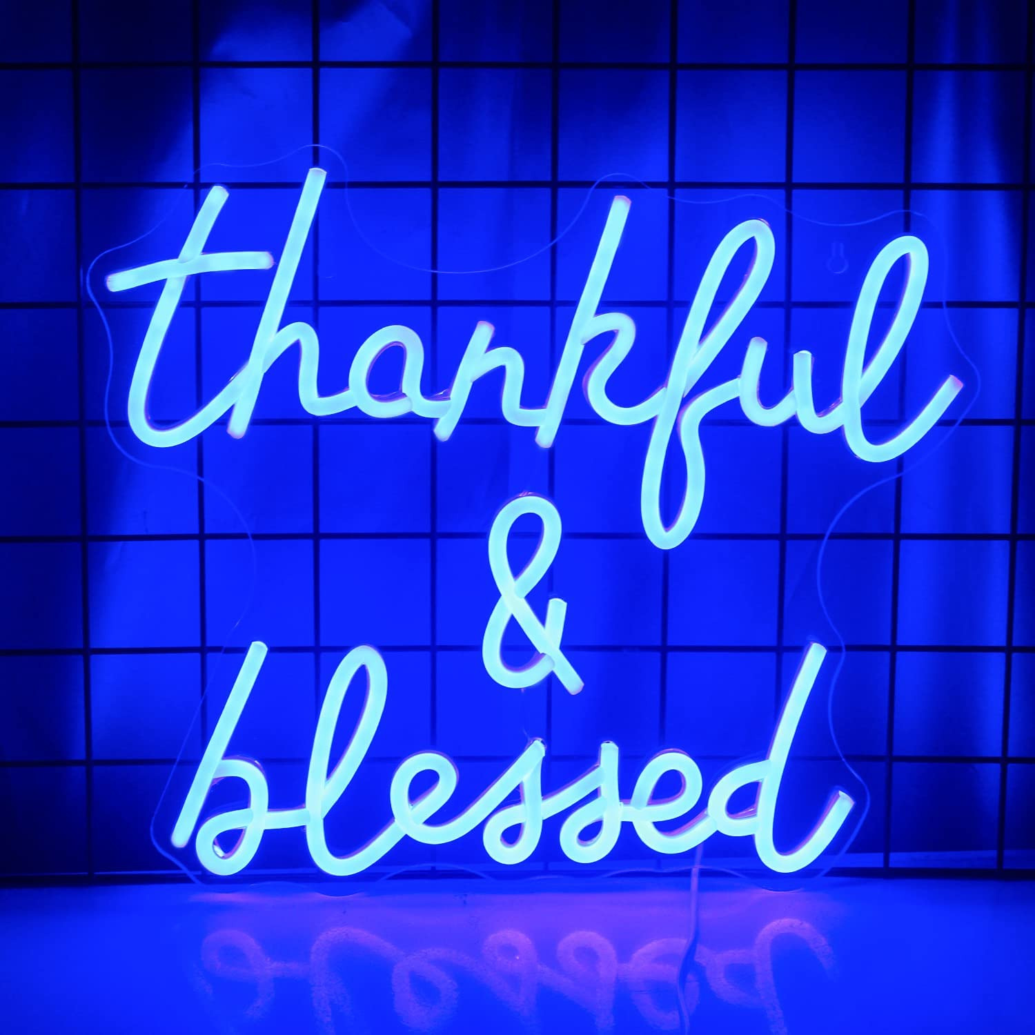 Thankful and Blessed Neon Sign Lights Signs Letters LED Neon Lights....