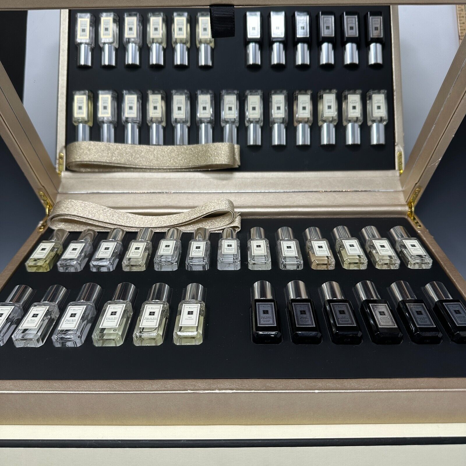JO MALONE 25 pc EMPTY 9 ml Spray Bottles 2018 Luxury Cologne Collection Gift Box