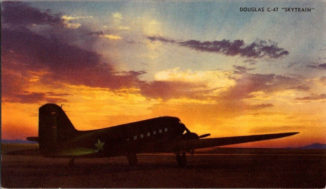 Vintage DOUGLAS AIRCRAFT COMPANY Advertising Postcard \