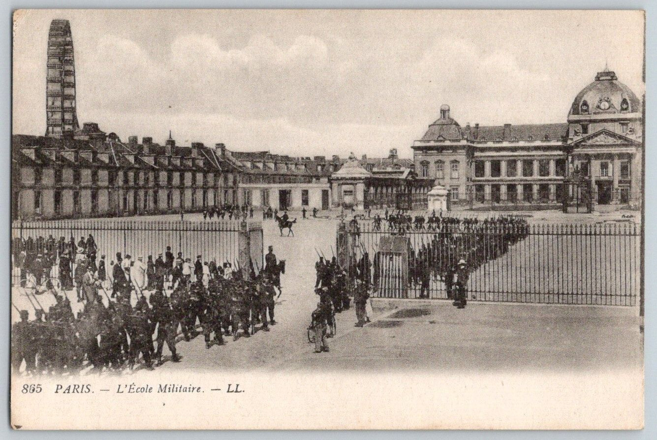 Postcard~ The Military School~ L\'Ecole Militaire~ Paris, France