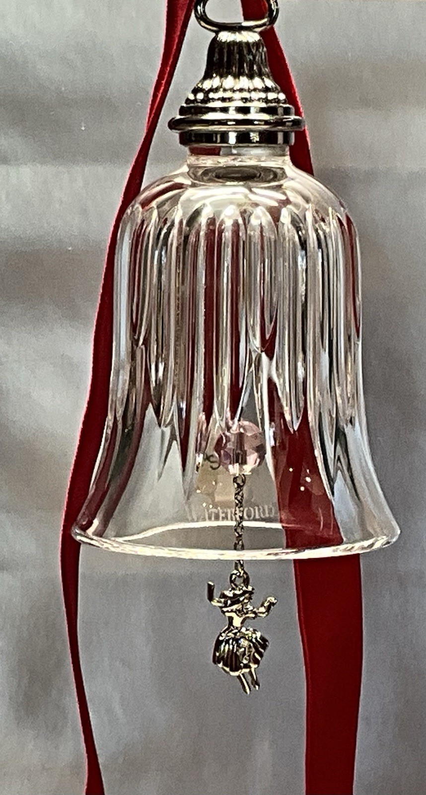 WATERFORD CRYSTAL * 9TH EDITION * 9 LADIES DANCING * BELL * ORNAMENT * 12 DAYS 