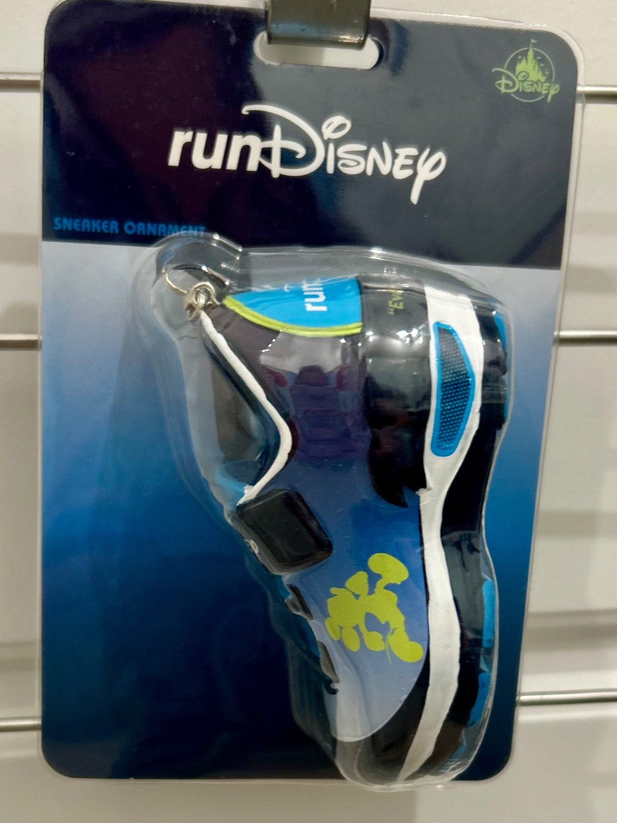 Disney Parks RUN DISNEY Mickey Mouse Sneaker Ornament -NEW Rundisney Shoe