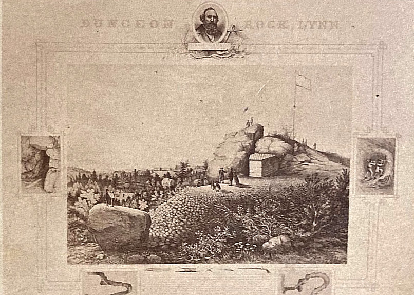 RARE  PIRATE CAPTAIN THOMAS VEALE'S TREASURE OF DUGEON ROCK CDV PHOTO 1862