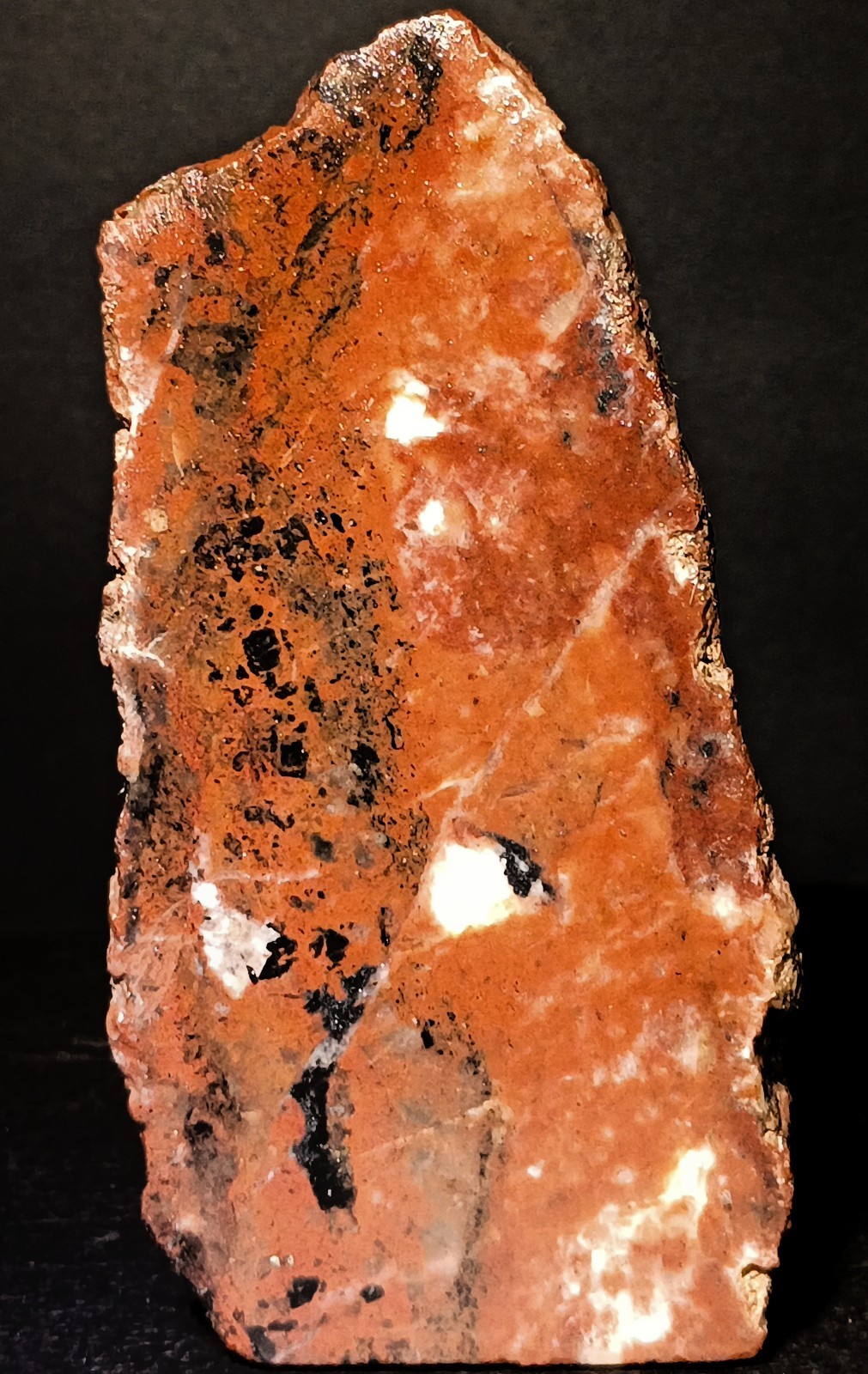 ​348g Pilot Knob Rhyolitic Jasper Magnetic Iron MO Cut Base Polished