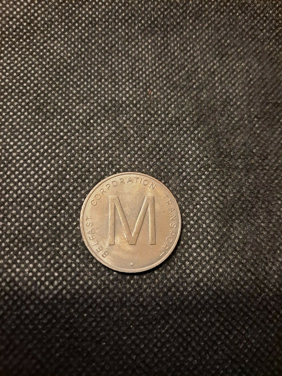 BELFAST CORPORATION TRANSPORT M TOKEN   e4781DXX