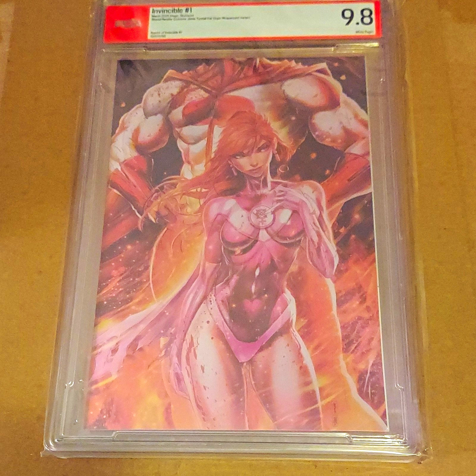 [PSA] Invincible #1 PSA 9.8 Retailer Exclusive Foil Virgin Wrap Tyndall