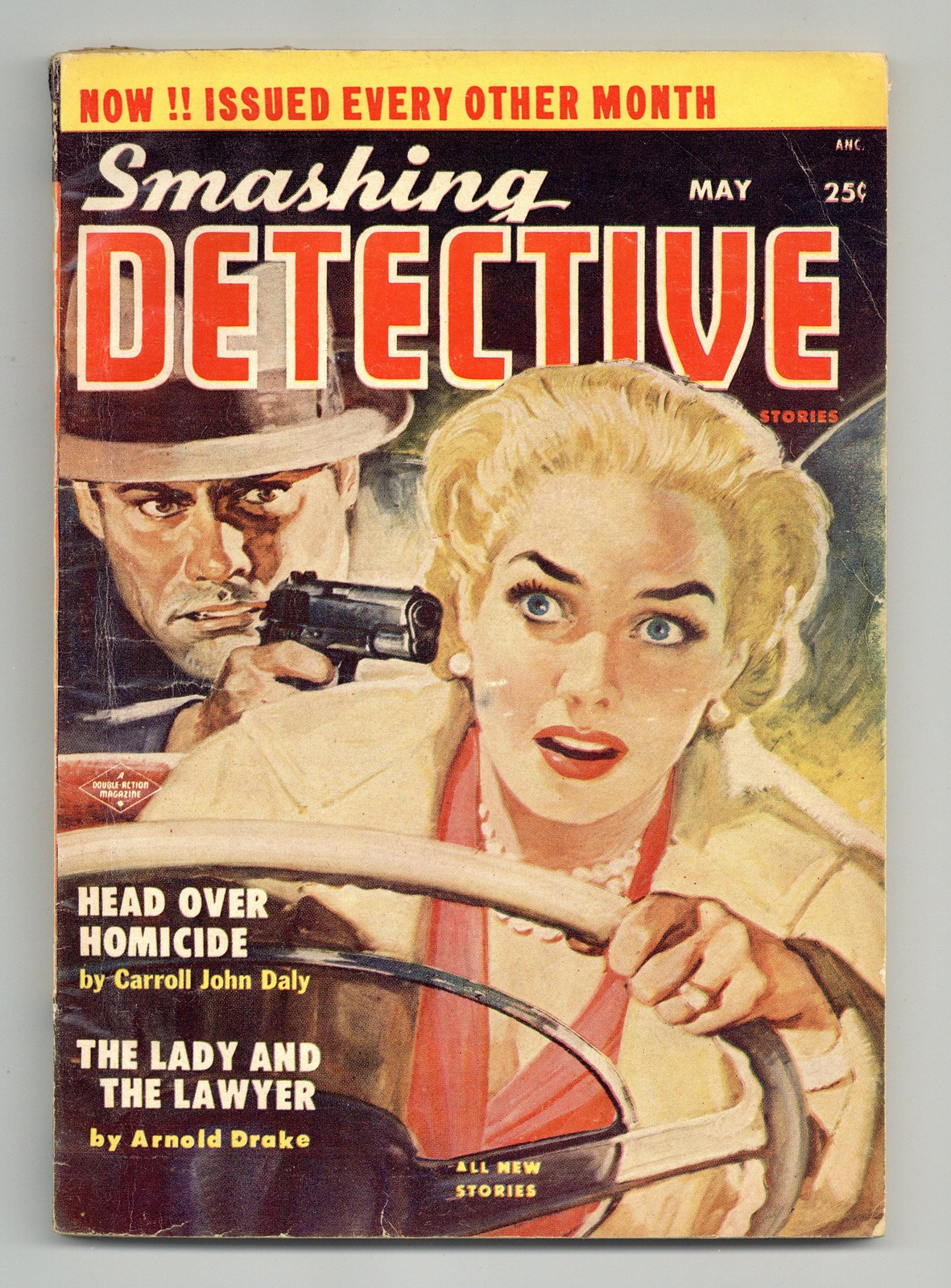 Smashing Detective Stories Pulp May 1955 Vol. 3 #6 VG+ 4.5 TRIMMED