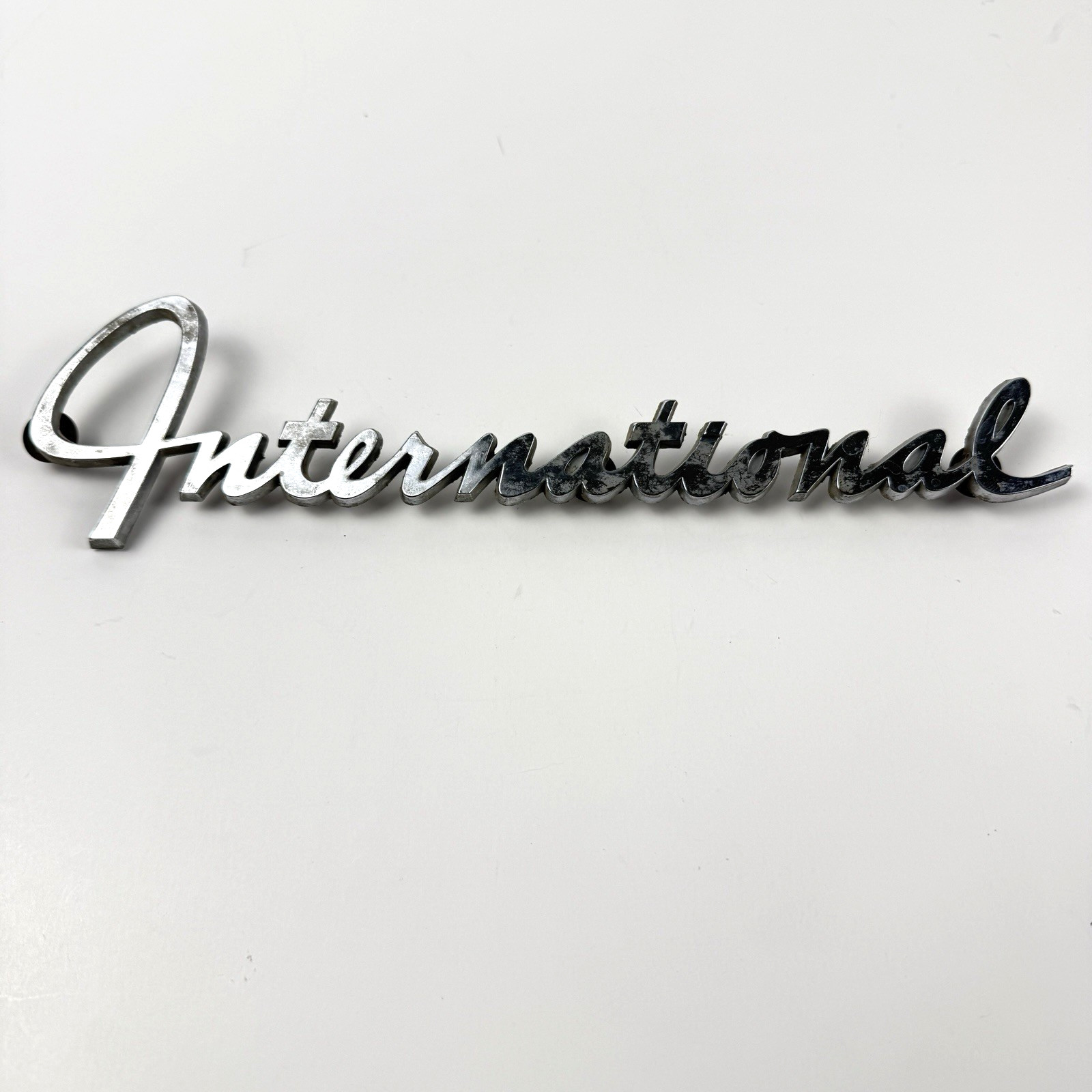 1961-1962 International Harvester Pickup Hood Script 242042-R1 OEM
