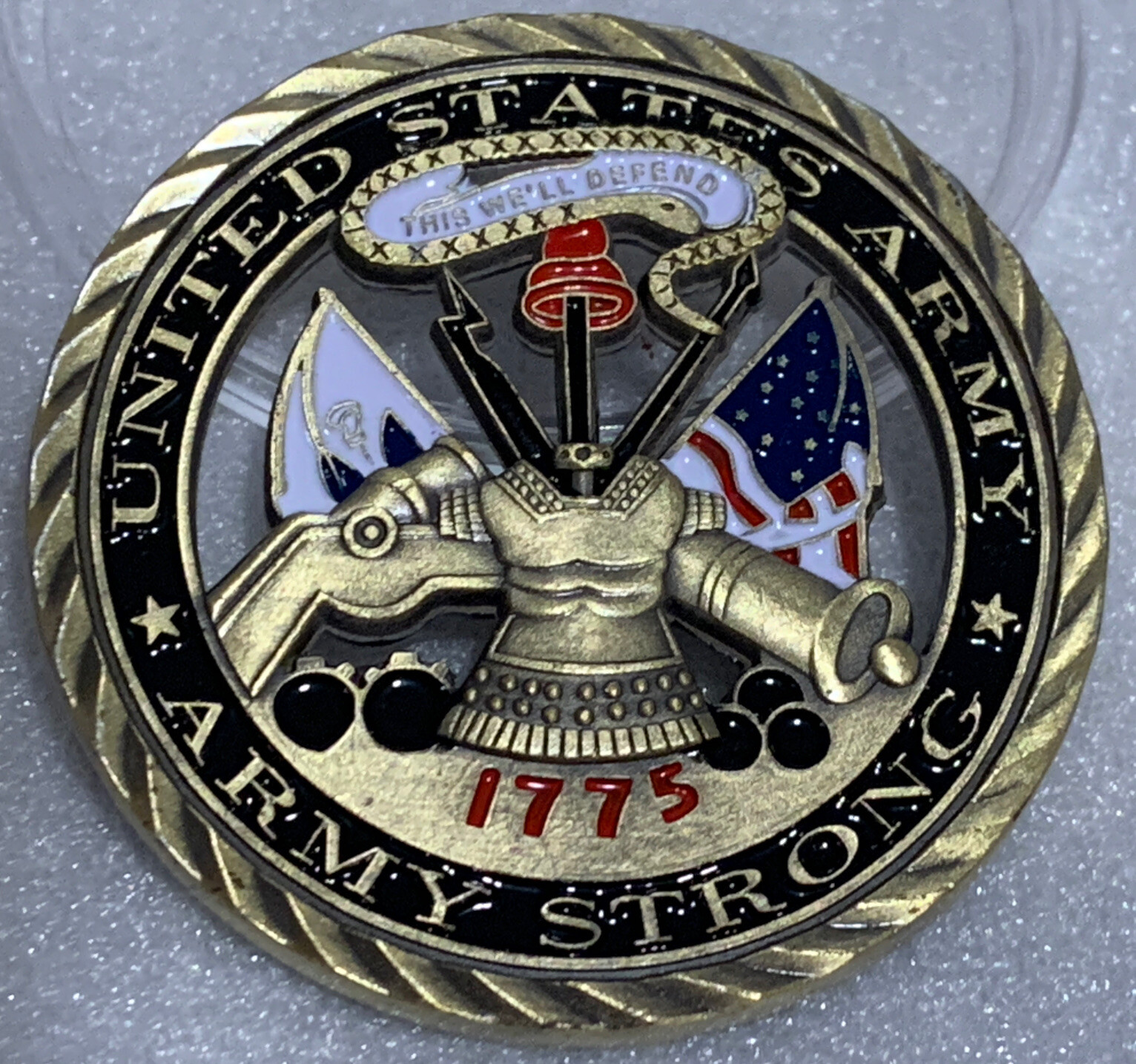 * 10 Pieces  US Army Core Values Collectible Challenge Coin Army Strong 1775