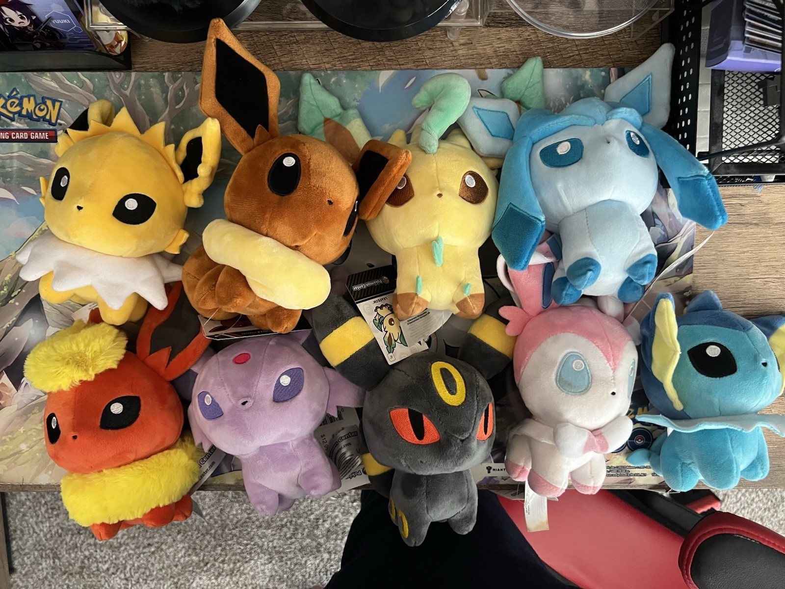 2017 Pokemon Center Poke doll Eeveelutions Set