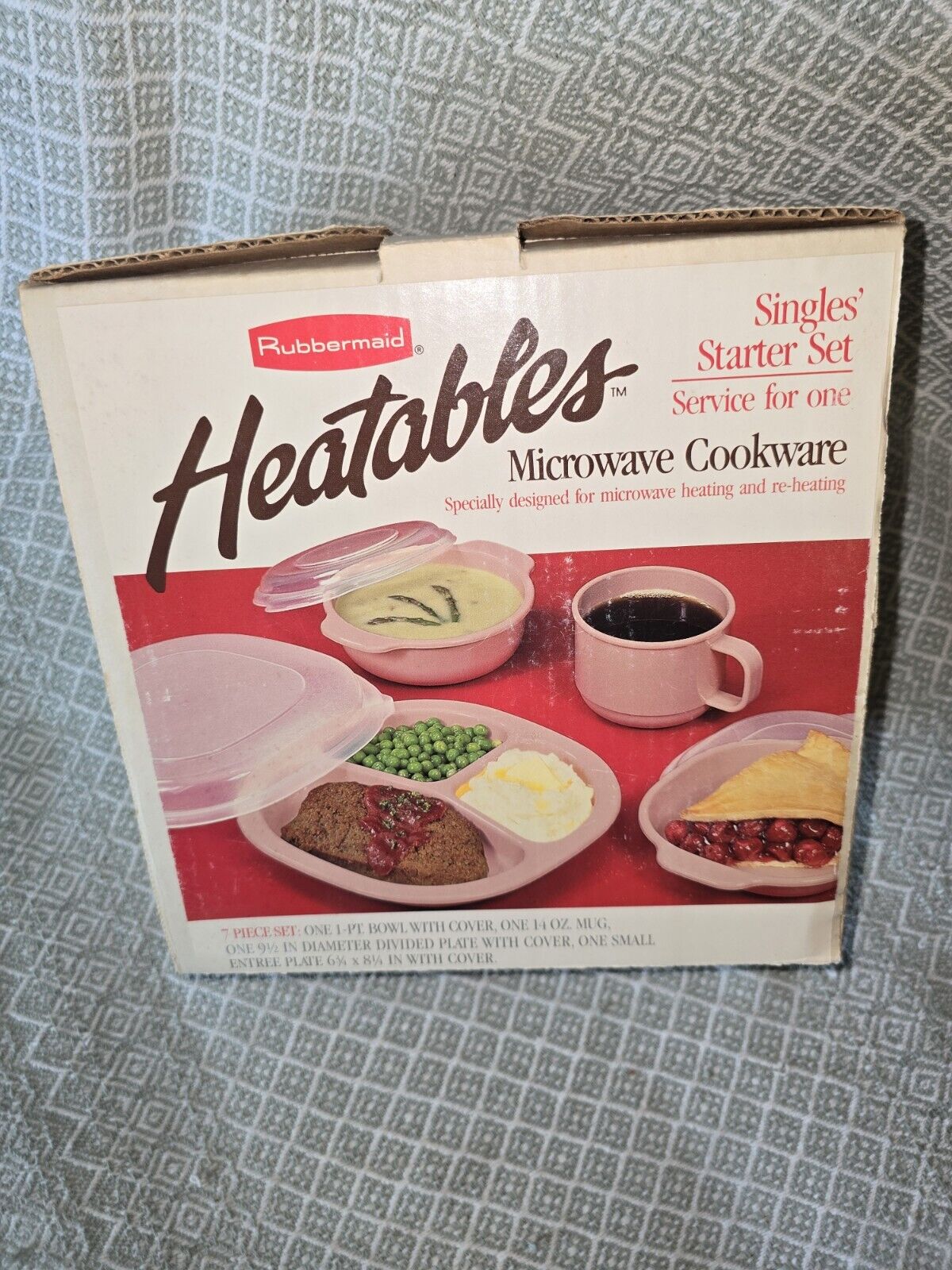 Rare Vintage New Rubbermaid Heatables Singles Starter set New In Box