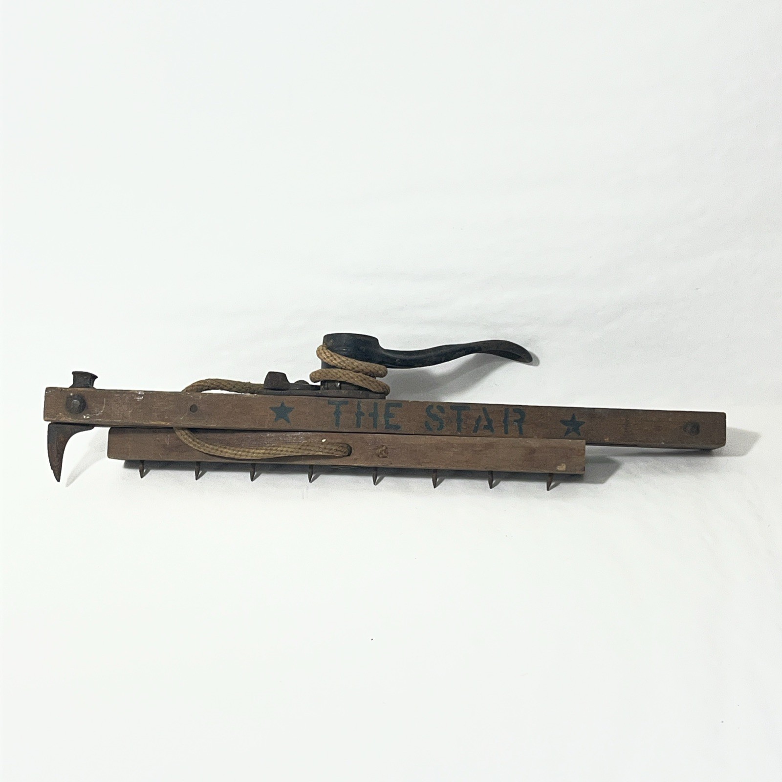 antique carpet stretcher and tacker early 1900s 