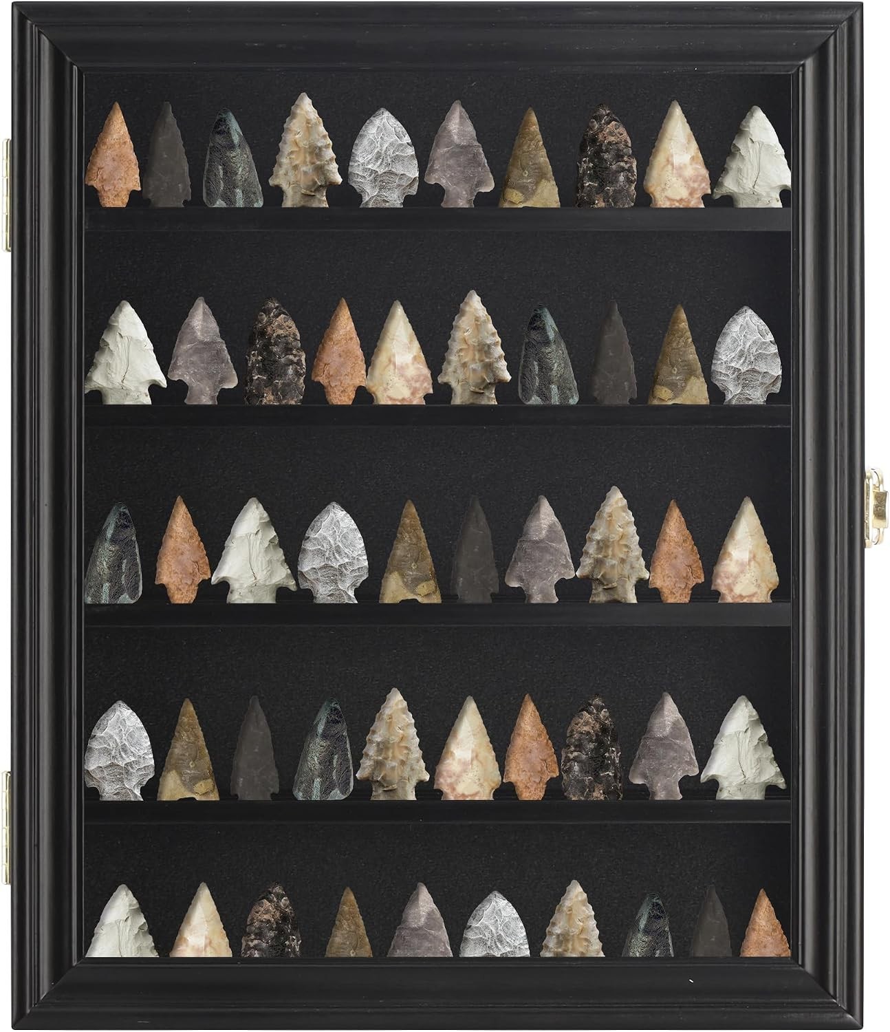 Arrowhead Display Case Native American Arrowhead Shadow Box Wall Mount Arrowhead