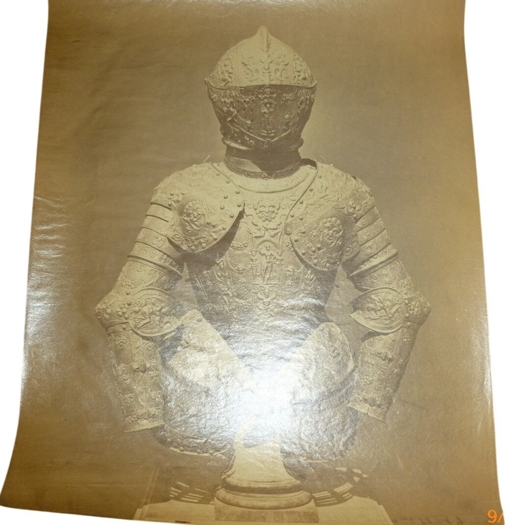 Charles Clifford 1860s Albumen Print Philip III Child Armor Royal Armoury Madrid