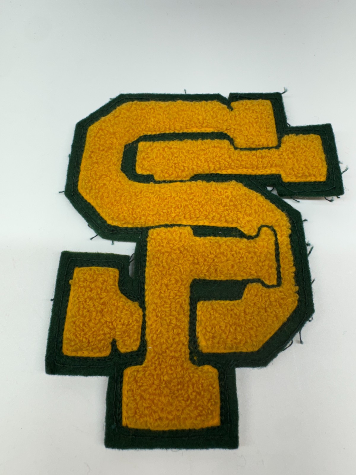 Vintage San Francisco State University Letterman Jacket Patch Chenille Wool 1950 Vintage San Francisco State University Letterman Jacket Patch Chenille Wool 1950