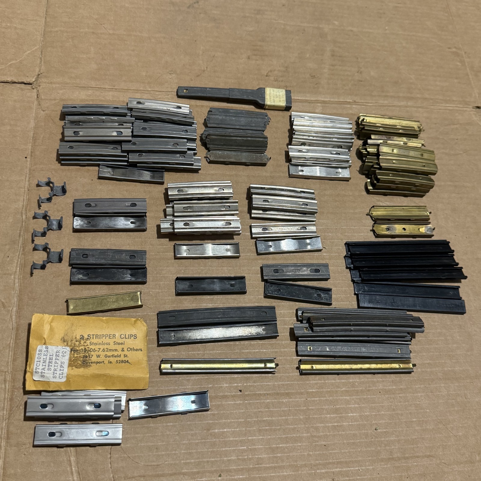 Vintage Military Surplus Various Empty Stripper Clips Lot of 120