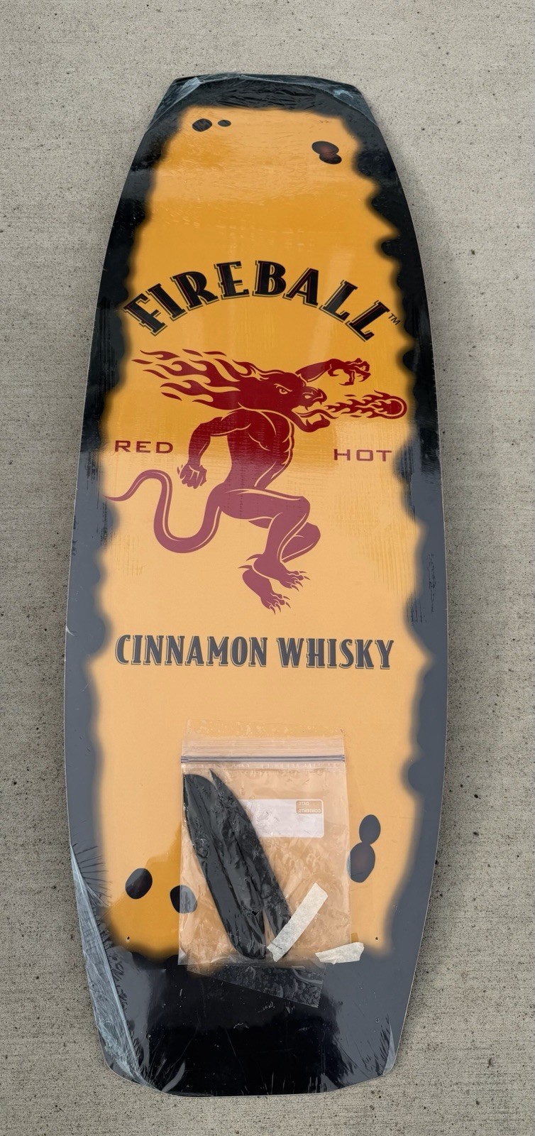 *NEW & SEALED* Fireball Whiskey Wake Board Rare