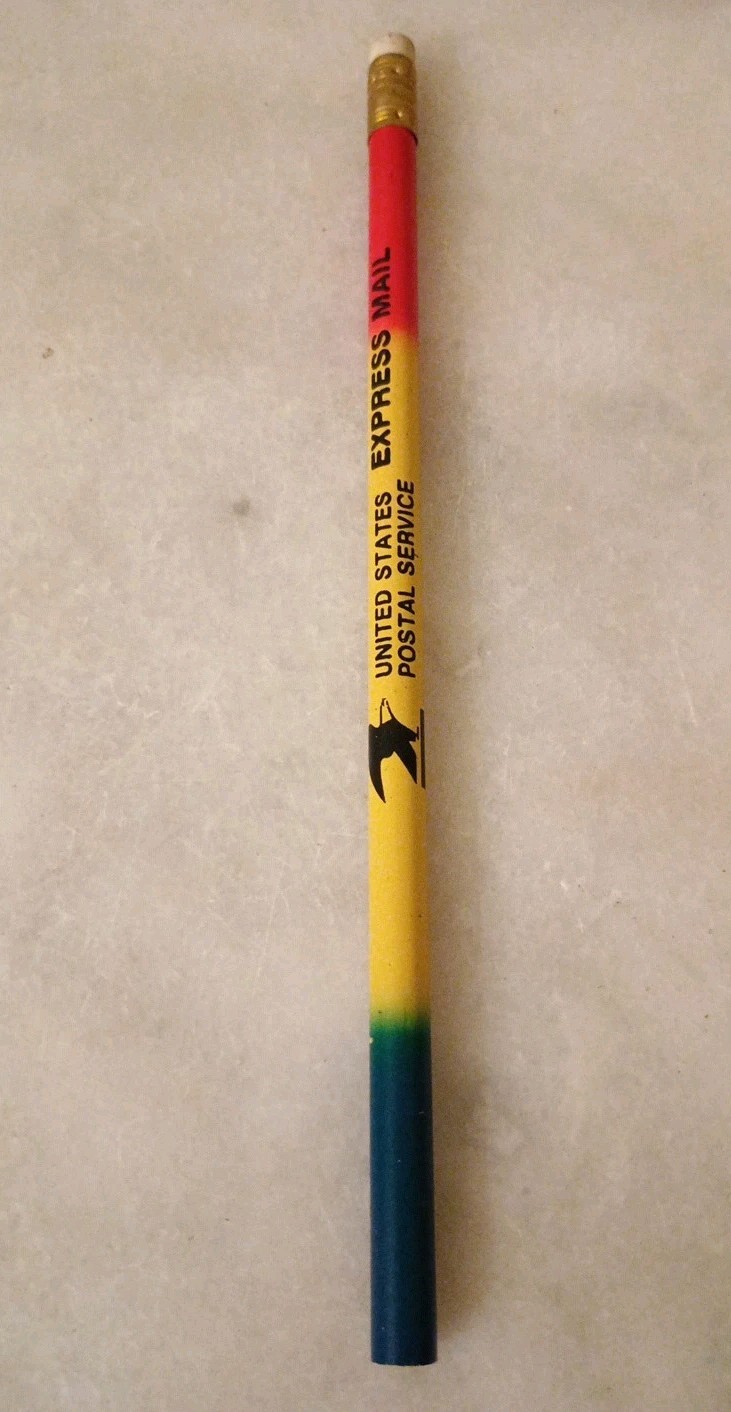 1 Vtg USPS United States Postal Service Pencil Complements of Postal Service 