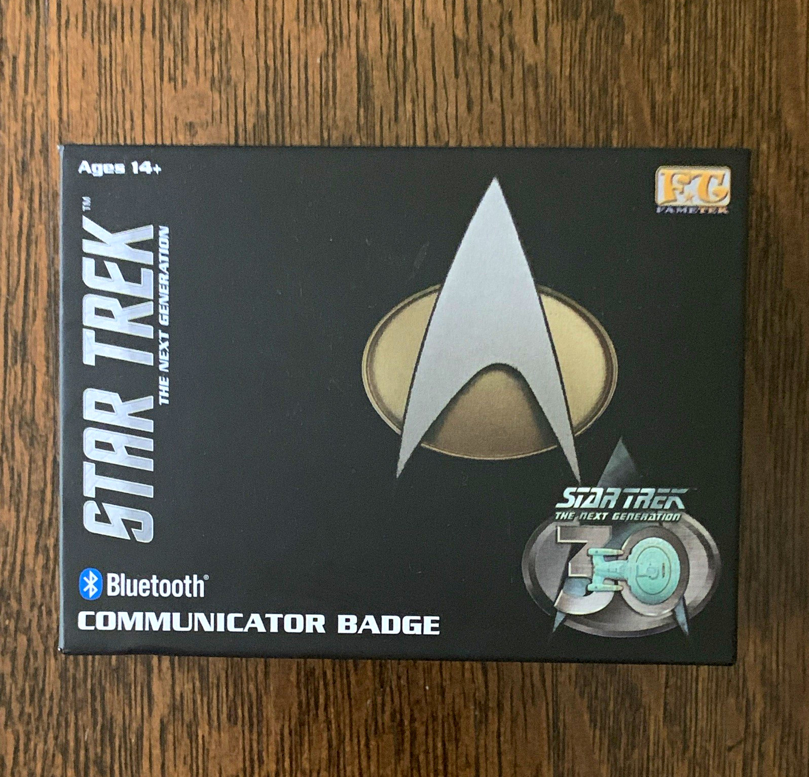 FAMETEK Star Trek The Next Generation Bluetooth Communicator Badge