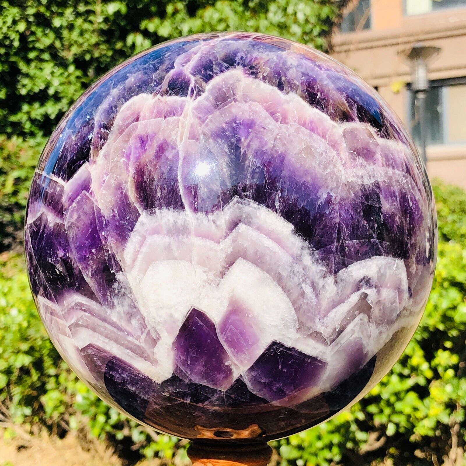 6160g Rare High Quality Purple Dream Amethyst Quartz Crystal Sphere Healing
