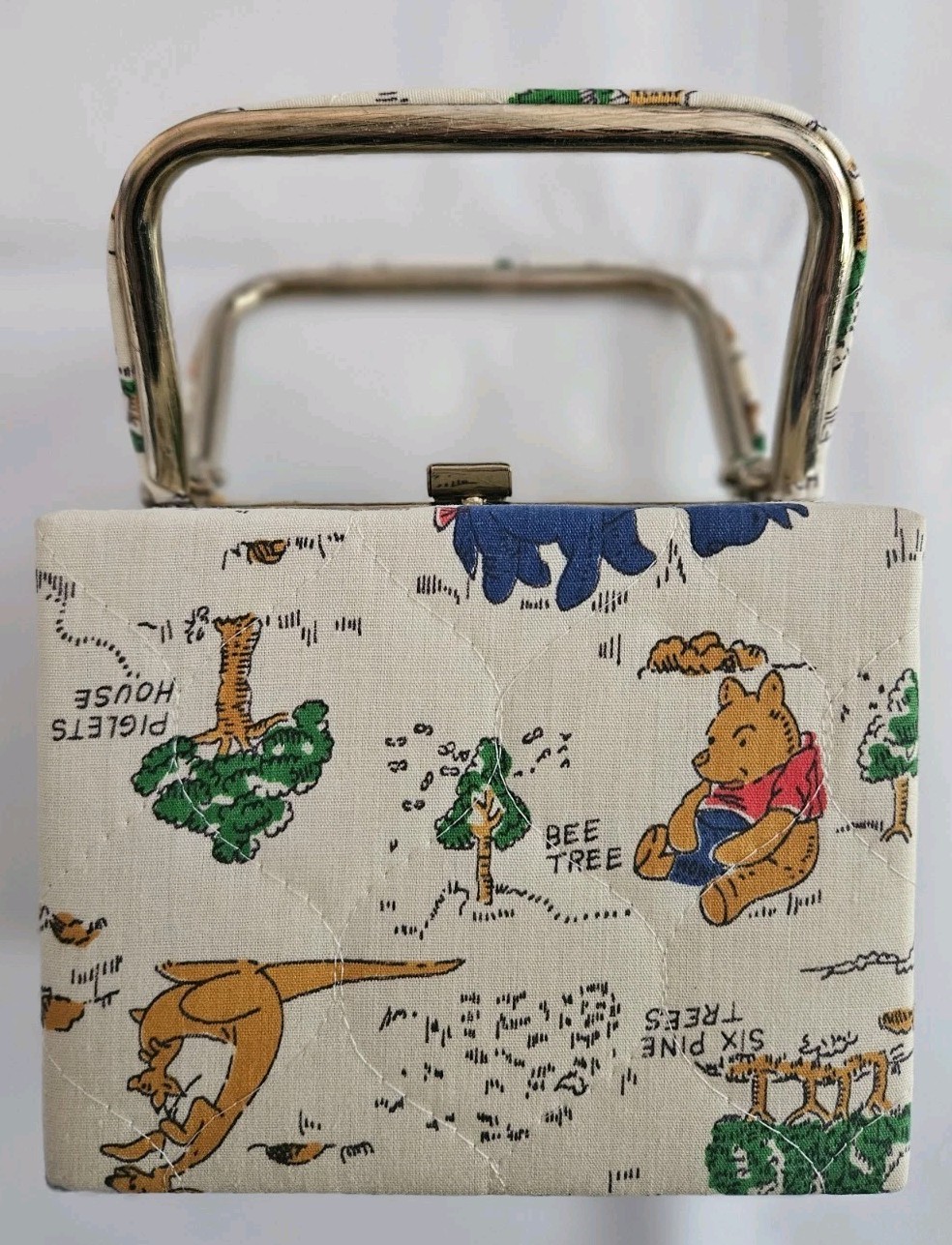 1 Of A Kind VTG 70's Era Disney Winnie the Pooh Purse Carry Case New from Sears