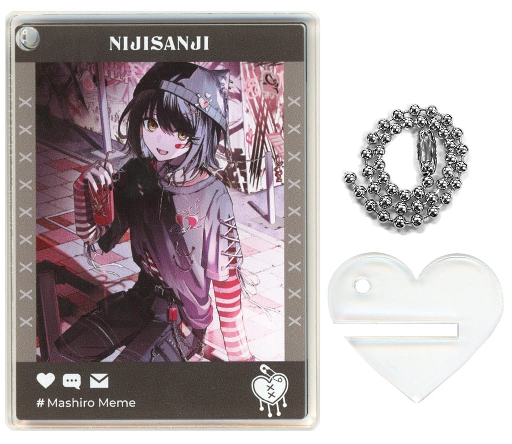 Nijisanji Mashiro Kokū Acrylic Keyholder Stand Japan Used Japan