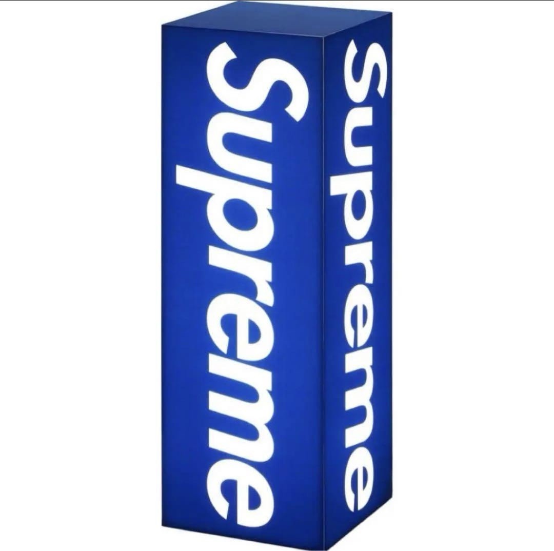 Supreme Box Logo Blue Lamp FW23 New York 2023
